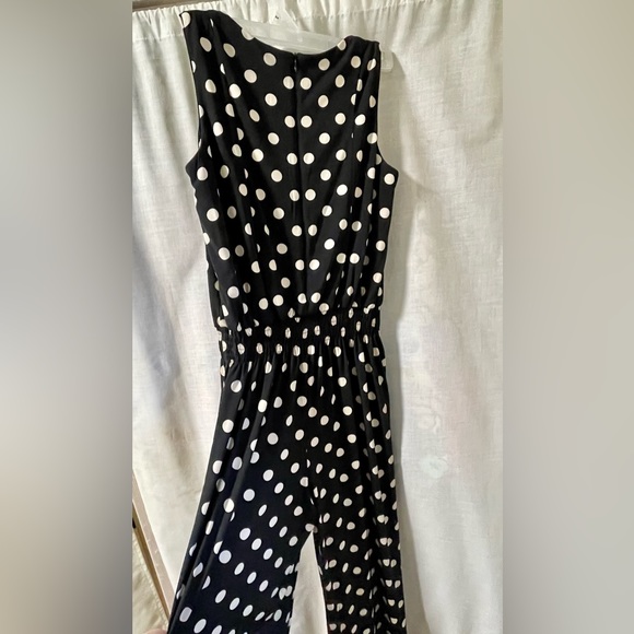 Enfocus Studio Jumpsuits Color: Black/white Size: 6R polyester/spandex - Picture 4 of 5